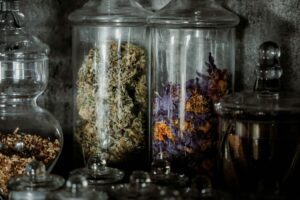 curing pot in jars
